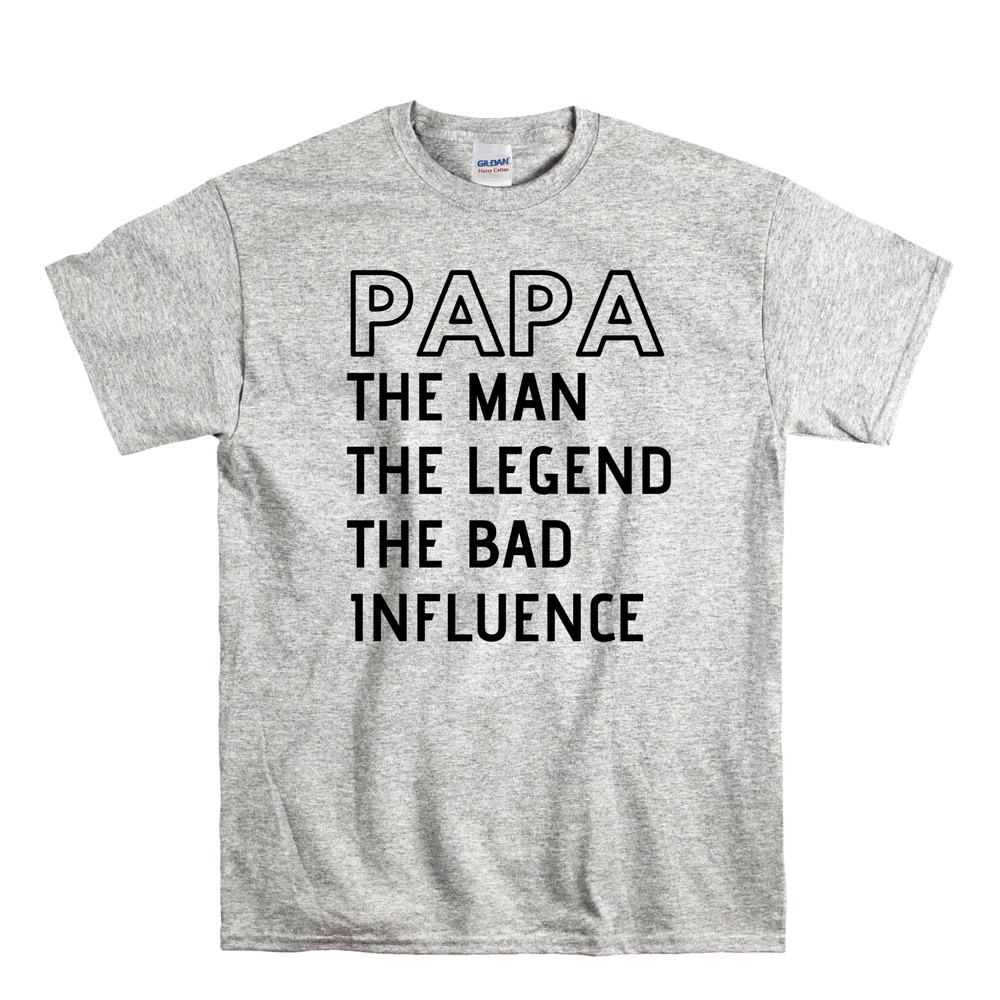 Papa T-Shirt Unisex The Man The Legend